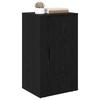 Sideboard in Black Oak Look 40 x 33 x 70 cm Engineered Wood