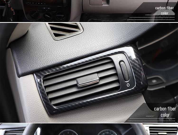 08-12 Old Bora Interior Modification Carbon Fiber Peach Wood Patch