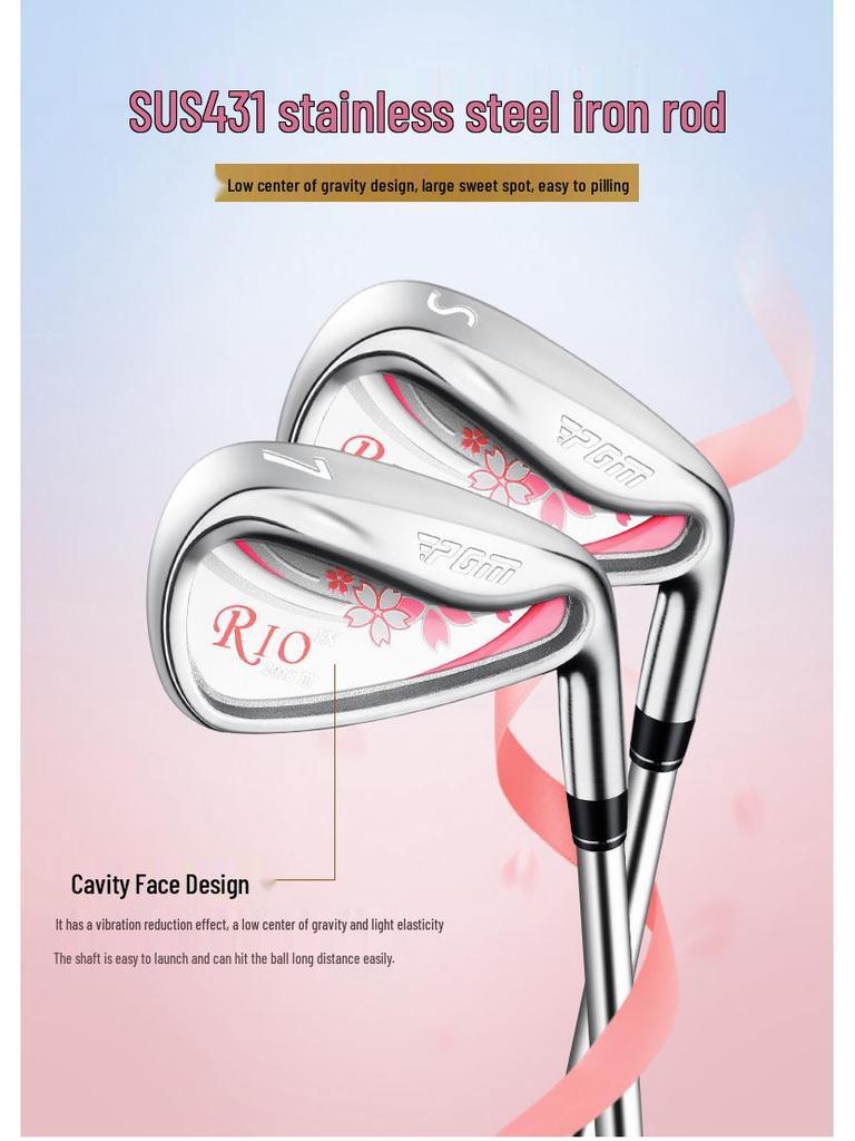 Ladies' PGM Golf Iron 7 Stainless Steel Club Head Practice Club