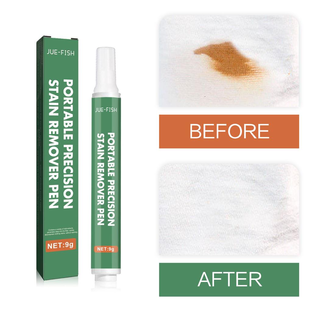 Portable Quick-Acting Laundry Stain Removal Pen - Oil, Red Wine & Ink Spot Cleaner, Greasy Decontamination 9g