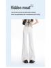 M1 Spicy American Mid-Low Waist Wide Leg Bell Bottom Jeans for Women