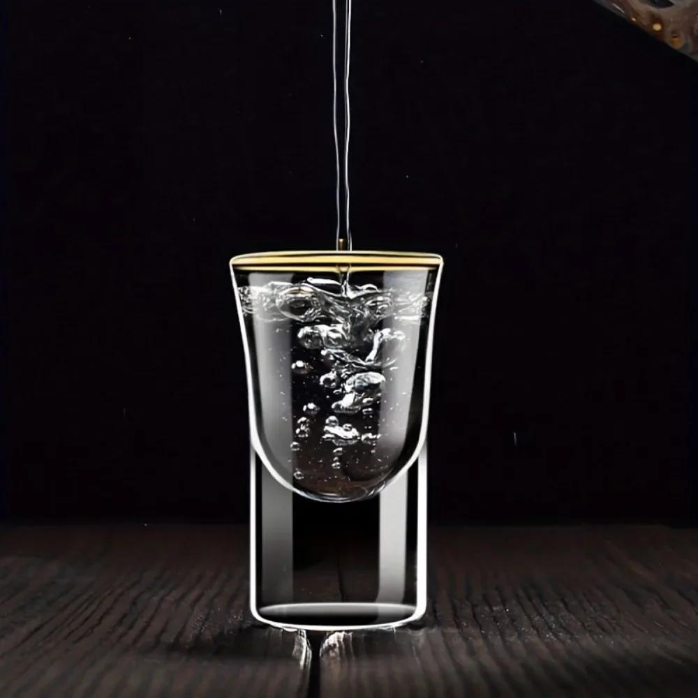 6pcs 15ml Mini Shot Glasses for Bar Pub Club Restaurant and Home Use Tumbler Glass Cup Fine Glass High Quality Wine Ware Set