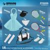 scale action figure compatible with TBLeague and other bodies ZYTOYS ZY5059 Beautiful woman tennis sports dress bag and racket set and head not