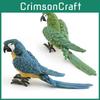 Realistisk Plastpapegoja Modell Färgstark Dekorativ Fågel Figur För Heminredning
