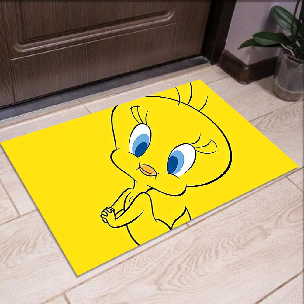 Tweety Bird Printed Carpet,Rug,for Office Chair Living Room Bedroom Kitchen Room Decor Gifts.