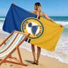 "St. Louis Blues Logo Beach Towel Design" Patterned beach towel quick dry perfect for travel outdoor sports jogging the beach and swimming