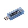 Easy Carry Small USB Power Meter with LED Display for Battery Capacity Electric Current Measurement Overload Protects