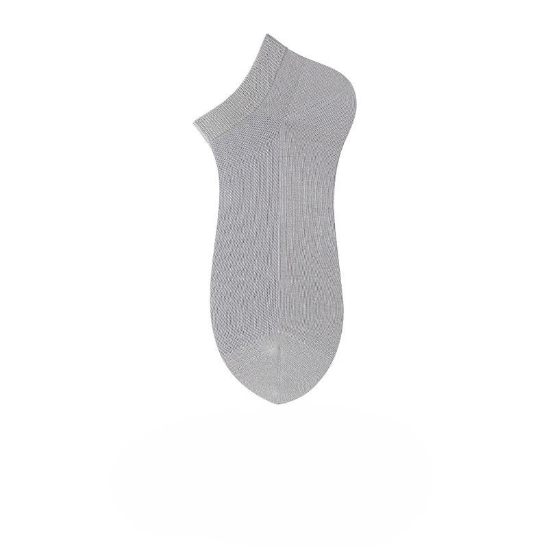 Socks Men's Summer Lightweight Pure Cotton Short Socks Low-cut Boat Shoes Mesh Breathable Anti-odor Men's Socks