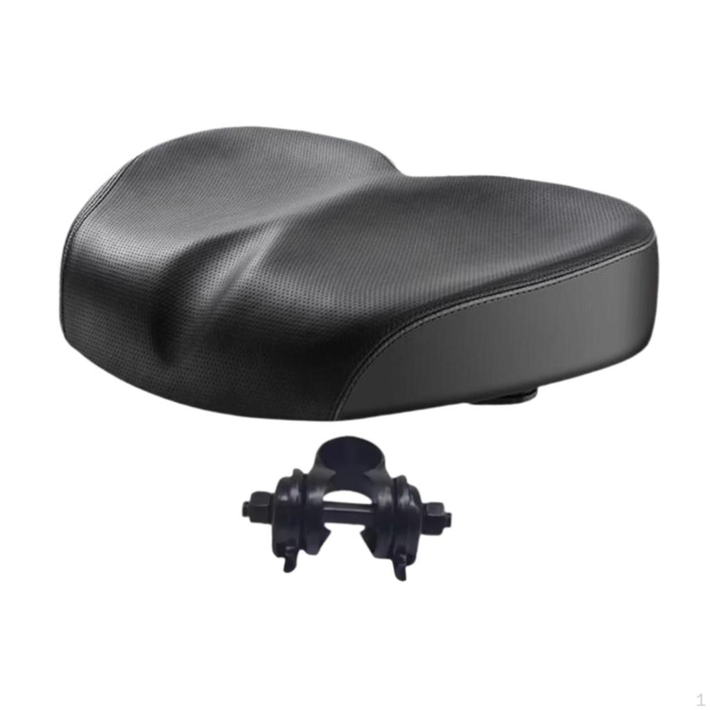 Bicycle Pad with Seat Clamp, Breathable Cushion for Indoor Riding