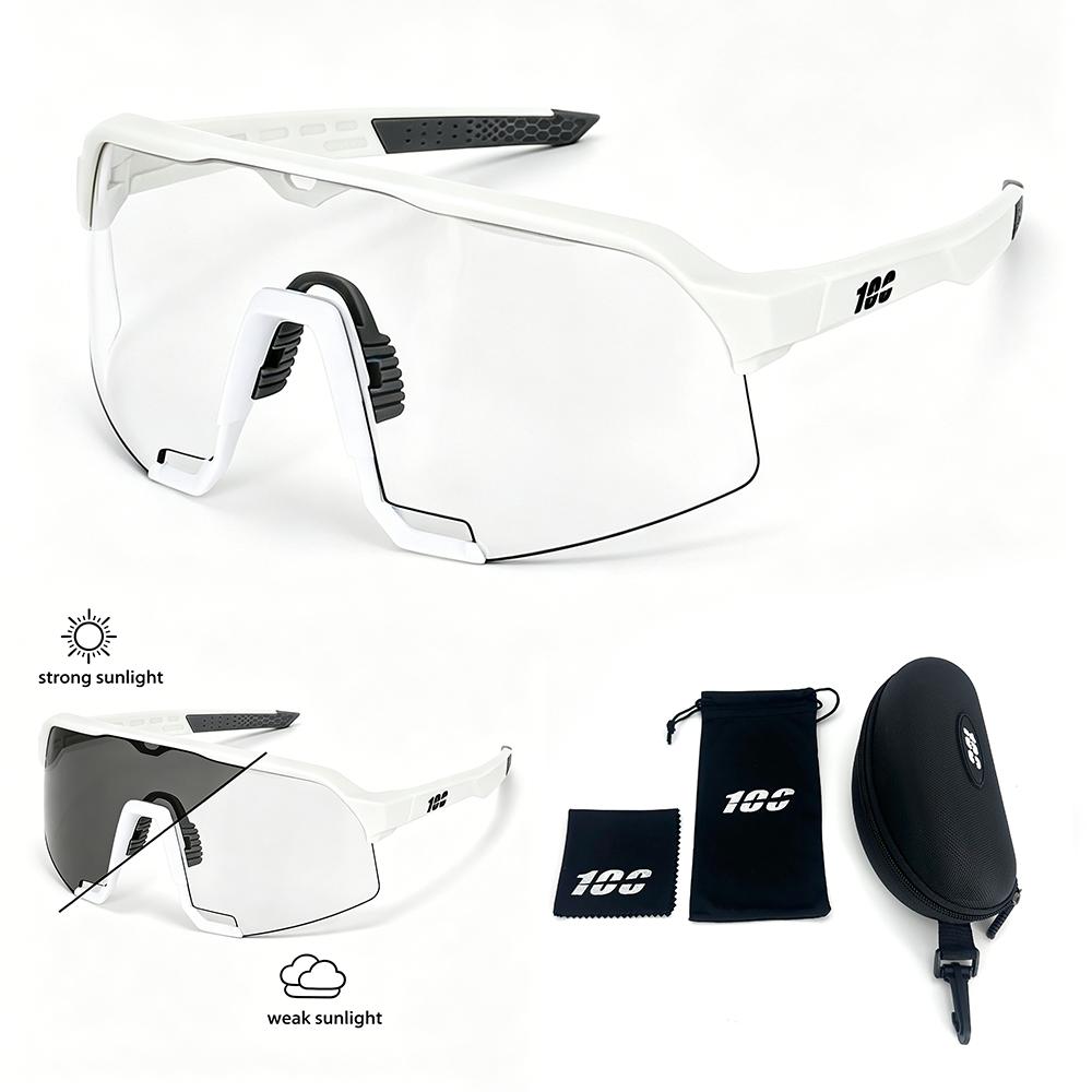 Fahrrad Photochrome Sonnenbrille UV400 HD Linse MTB Radsportbrille Für Männer Outdoor Sport Winddicht Damen Rennrad Brille