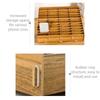Wood Desktop Storage Box Detachable Multifunctional Phone Holder Easy to Install 12/24-Grid Phone Management Storage