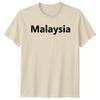 Cool Malaysia Waving Flag Love TShirt Birthday Gift For Him And Her