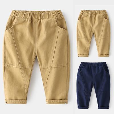 Children's Pants Outer Wear Plus Velvet Thickened Children's Corduroy Winter Pants For Middle And Large Children