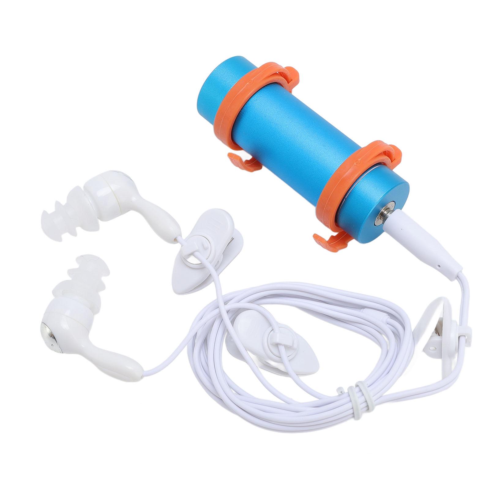 

Плавающий водонепроницаемый MP3-плеер 8 ГБ Портативный алюминиевый корпус музыкальный плеер с водонепроницаемыми наушниками синий