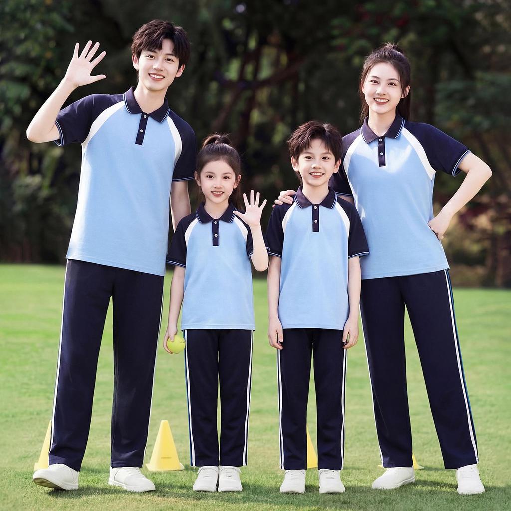 Jinzhou School Uniform: Loose-Fit Sports Three-Piece Set for Primary & Secondary Students.