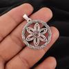 Natural Ametrine Gemstone 925 Sterling Silver Jewelry Handmade Boho Pendant1.48" CP-29-24