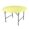 Elastic Round Table Cover Wrinkle-Resistant Fabric Universal Protection Indoor Outdoor