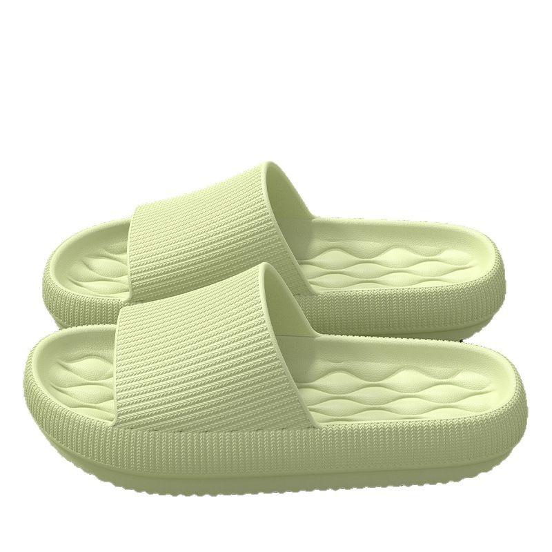 Cool slippers women's outer wear home use non-slip and non-smelly feet home thick-bottomed bathroom indoor summer men