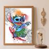 Diamond Painting Kit Unframed Stitch Hawaiian Classic Style Home Decor Craft, Perfect Gift Idea