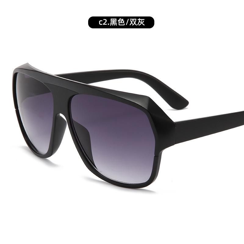 Gafas de Sol Parasol Personalizado Protección UV Gafas de Sol Tendencia para Hombre Gafas de Sol de Montura Grande Modelos para Mujer