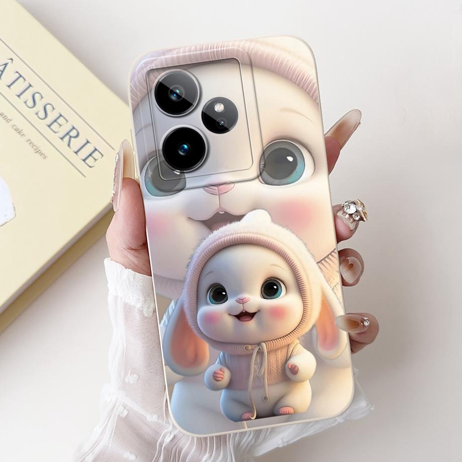 For Realme GT 7 5G Case RMX5061 Cute Cartoon Fashion Painted Cover Soft Silicone Case For Realme GT7 Pro GT 7 Pro 7T GT7T Fundas
