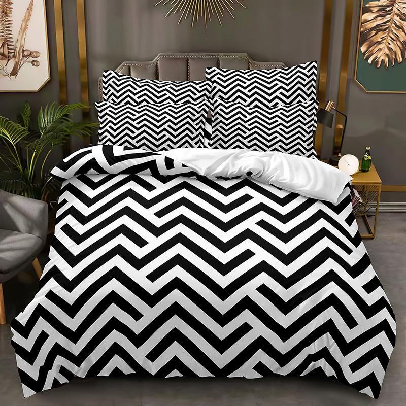 Fashion Technology Printing, 3D Digital Printing, Bedding, Duvet Covers, Pillowcases, Three-piece Sets