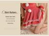 Velvet Strapless Christmas Bunny Girl Dress Set for Young Women