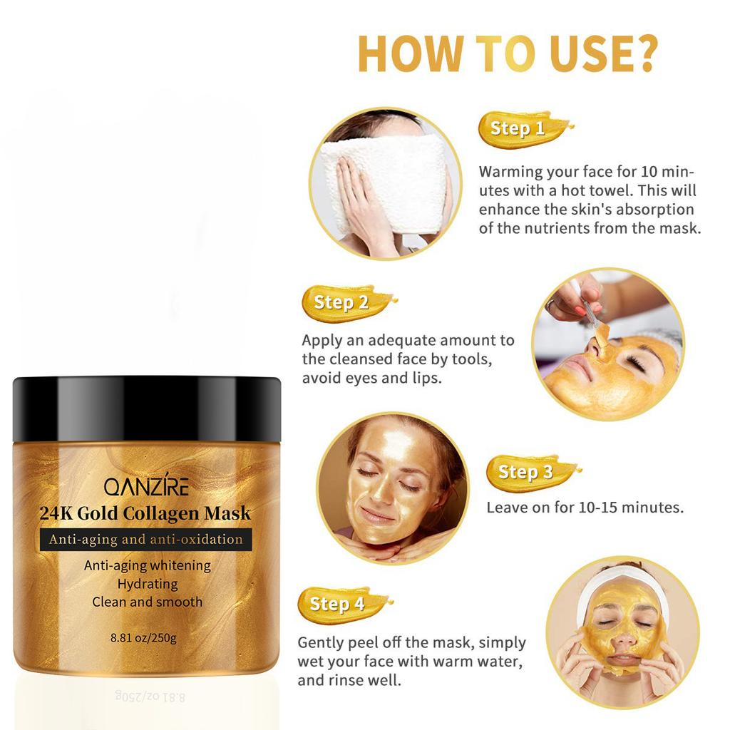 Collagen Gold Fuktighetsmaske
