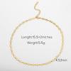 Retro Minimalist Unique High-end Gold-plated Cool Style Multi-layered Necklace for Women, A Niche Accessory for The Petite.