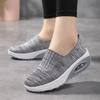 Breathable Knitted Women Sneakers Comfortable Air-cushion Casual Sports Shoes Light Non-slip Walking Jogging Shoes