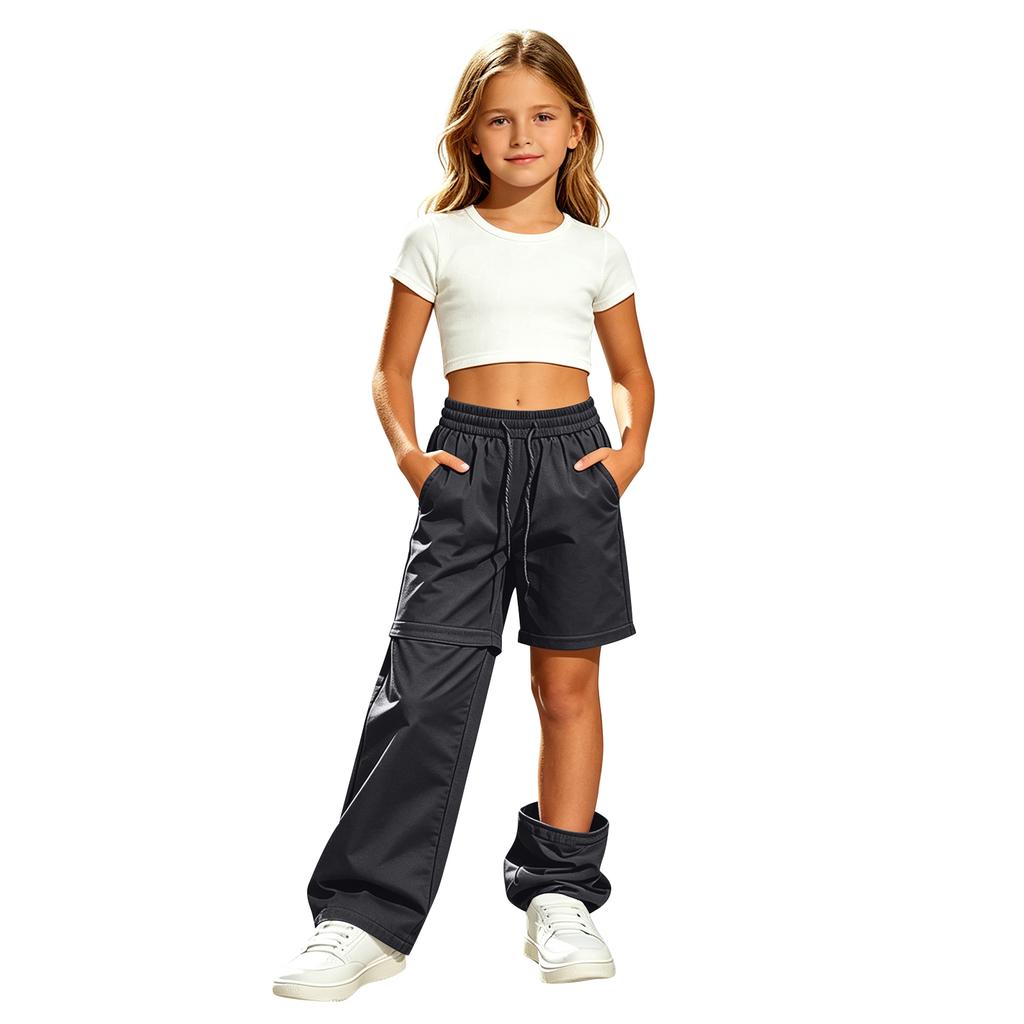 Women's Convertible Hiking Pants Quick Dry Lightweight Outdoor Rain Pants with Zip-Off Legs and Pockets