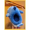 Children's Cotton Slippers, Cartoon Cute Shark for Boys and Girls In Winter, Warm and Thick Plush Slippers for Home Use