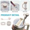 1Set 10mm Silicone Spill Proof Stopper Compatible for Stanley Cup 1.0 40oz/ 30oz Anti-Leak Straw Cover Cap Tumbler Accessories Cup Holders 5