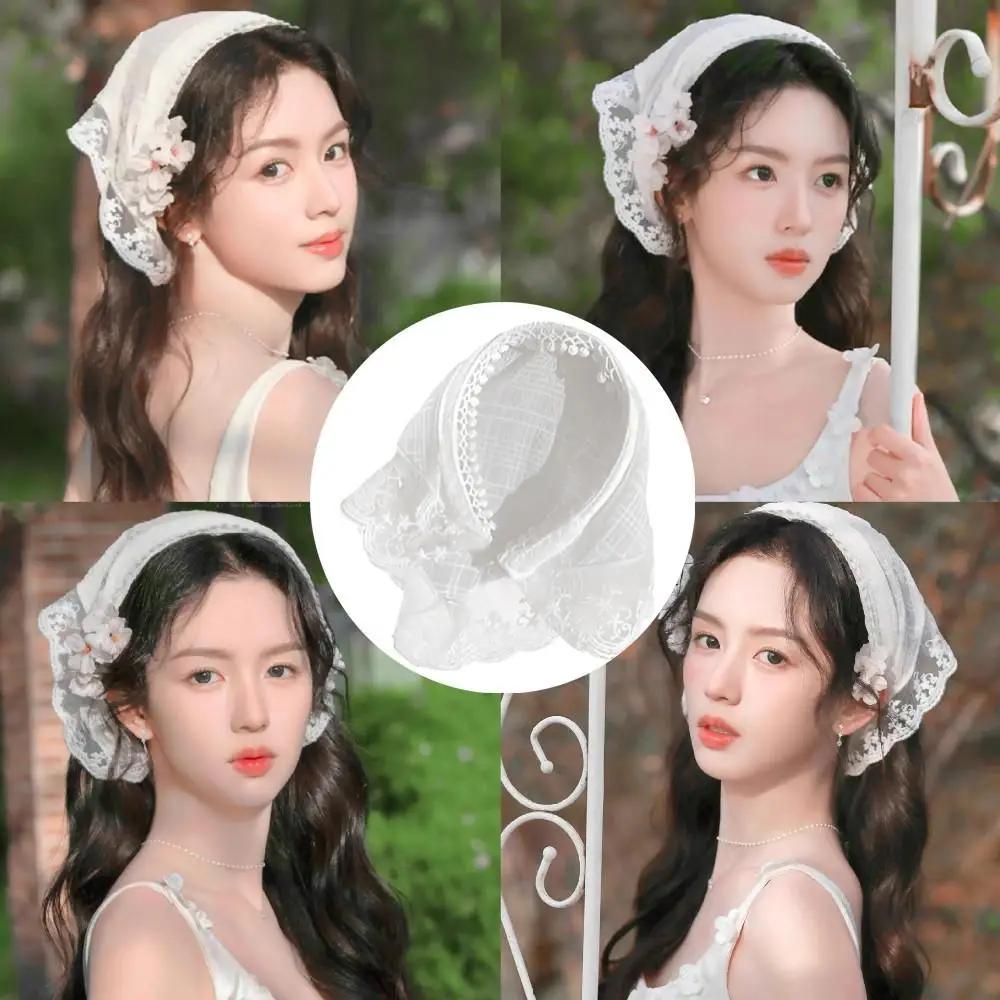 2025 New Southeast Asian Popular Lace Headbands and Hair Accessories for Natural Laziness Photography