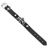 Gotisches Totenkopf-Armband für Damen Herren PU-Lederarmband Punk Rock Accessoire Stapelbarer Schmuck für rebellische Looks