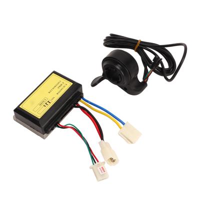 Conjunto de 2 peças Controlador de Velocidade de Motor DC e Acelerador de Polegar Controlador de Velocidade para Motocicleta Scooter Triciclo