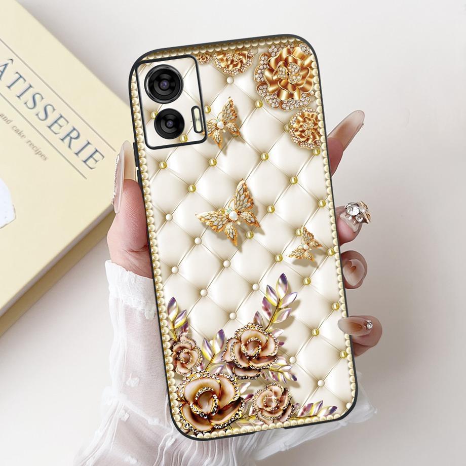 Pour Motorola Edge 30 Lite 30 Neo 30Pro 4G 5G Edge+ 2022 Coque Arrière en Silicone Souple Fundas Panda Lapin Fleur Mignon