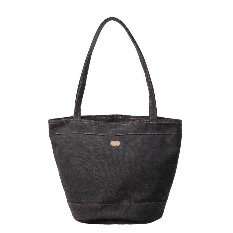 

Однотонна сумка-відро Жіноча приміська сумка через плече Сумка під пахвами чорний