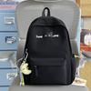 Schoolbag, Japanese-style INS fresh casual backpack, cute backpack for high school students, college students, high aesthetics, lightweight backpack