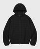 Kiimuir Check Hooded Windbreaker_Black