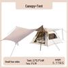 Portable Outdoor 2-in-1 Canopy Tent (4-8 Person)
