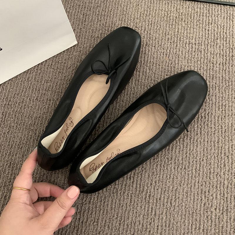 

Мода Мода Мелкие Женские Балетки Танцевальная Обувь Повседневная Женская Мягкая Обувь Бант-Бабочка Женские Балетки Обувь Слипоны 35 чёрный