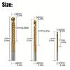 Set of 6 Drill Bits, Made from Chrome Vanadium (Sizes 4-20/4-12/3-12Mm, 3/6/8Mm) - Precision Twist Bits Suitable for Both Wood And Metal
