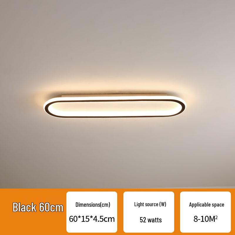2024 Modern Long Strip Ceiling Light for Hallway, Bedroom, Dining Room, Balcony, Walk-in Closet, and Staircase
