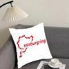 NNurburGRing Sport Car Cushion Cover Pillowcase Ultra Soft Skin Friendly Fabric Cloud Like Comfort  Concealed Zipper