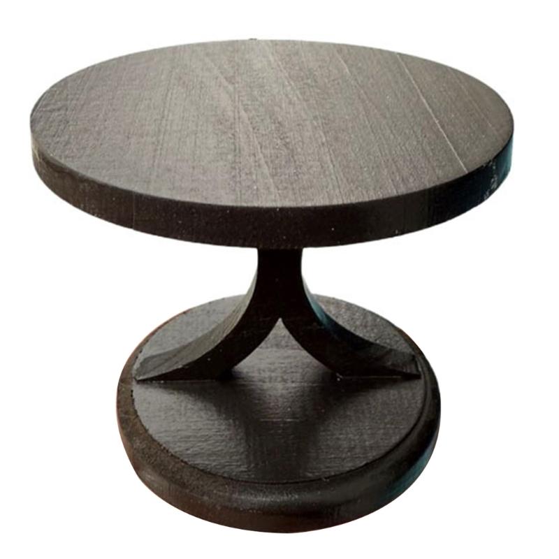 Miniature Round End Table 1/12 Scale for Dollhouses Living Room and Dining Room Furniture Display Accessories Room Decors