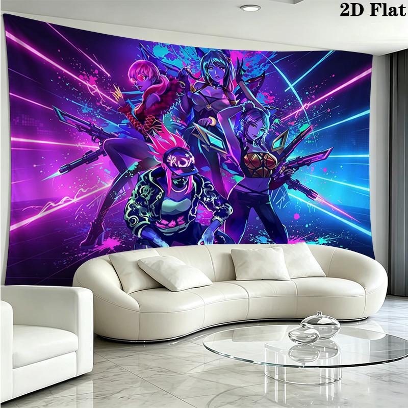 KDA Wall Tapestry Aesthetic Wall Hanging Printed Fabric Blanket Decorative Tapestries for Bedroom Living Room Home Decor