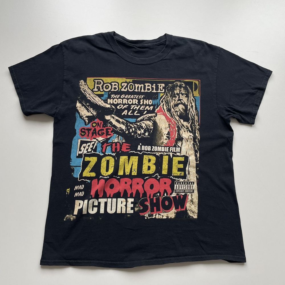 2000 Rob Zombie Zombie Movie Graphic Black Unisex Tshirt Reprint S5XL KH9770 Unisex T-Shirt S