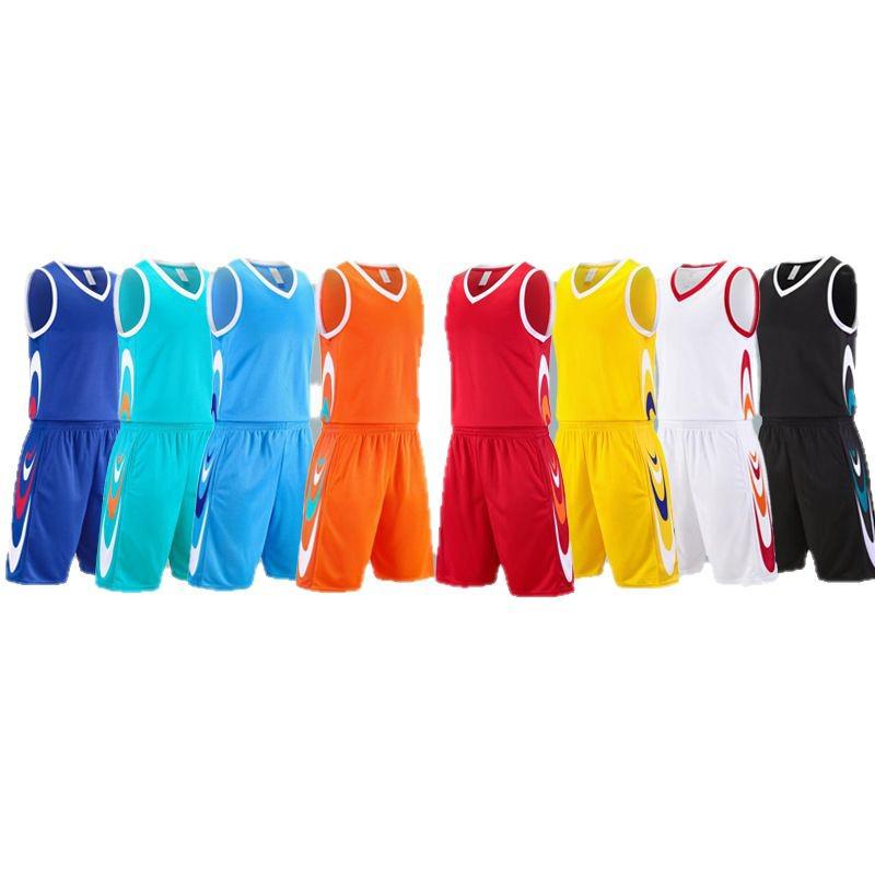 Men's Quick-Dry Breathable Basketball Uniform with Customized Team Letters and Numbers