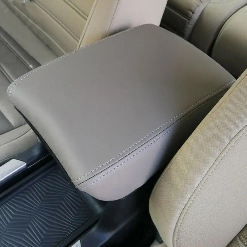 Microfiber Leather Central Armrest Box Leather Cover For Honda CRV CR-V 2017 2018 Armrest Decoration Accessories